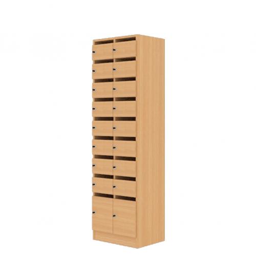 oeco... Postverteilerschrank mit 18 Fächern